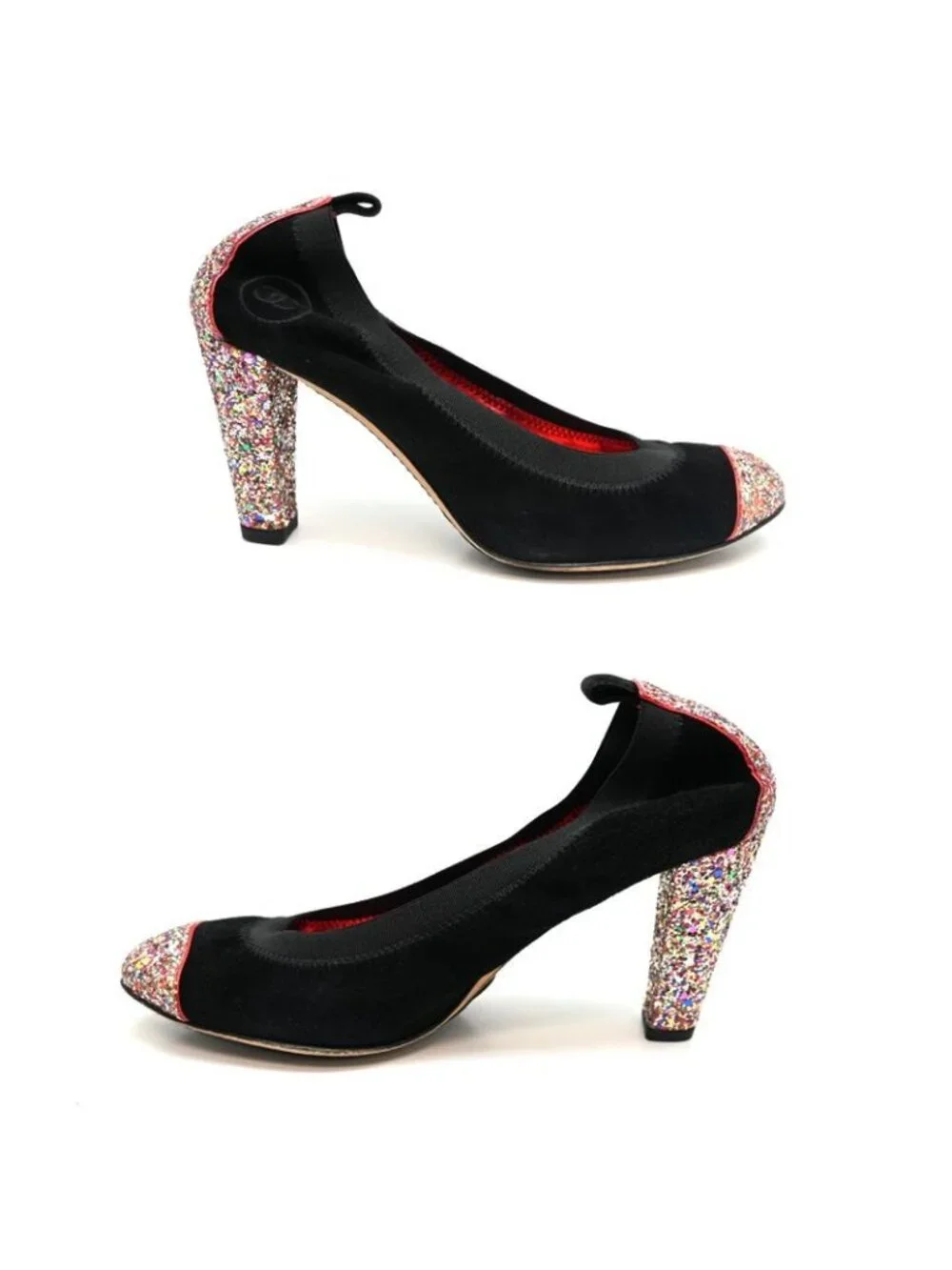 Chanel Pumps Heel Black